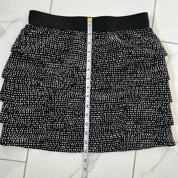 Central Park West/ Black and white polka dot/ Layered mini skirt/ Size US XS - Picture 8 of 8
